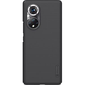 Nillkin Nillkin Super Frosted Shield Etui + Podstawka Honor 50 Pro Czarny 11264133 6902048222113