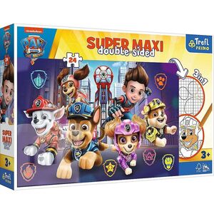Trefl Dwustronne Puzzle 24 elementy Super Maxi Nowe wyzwanie Psi Patrol 3w1 11264922 5900511410020