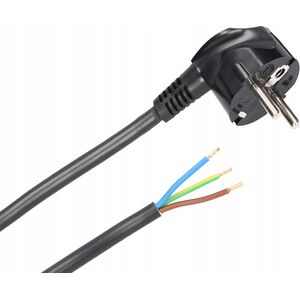 Plastrol Przewód przyłączeniowy Plast-Rol W-97174 5m 3x1mm wtyczka nierozbieralna 16A UNI-SCHUCKO czarny 11266693 5902273401810