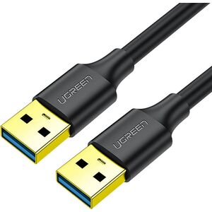 Kabel USB Ugreen USB-A - USB-A 3 m Czarny (90576) 11540342 6957303895762