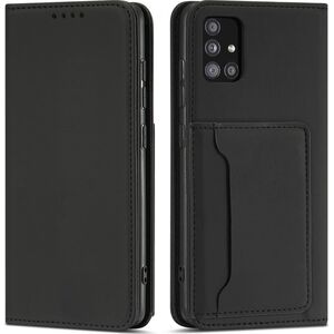 Hurtel Magnet Card Case etui do Samsung Galaxy A13 5G pokrowiec portfel na karty kartę podstawka czarny 11542312 9145576251102
