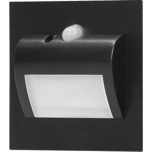 Oprawa schodowa Orno DRACO LED NEW 1,5W, oprawa schodowa podtynkowa, 12VDC, 30lm, 6000K, czarny, czujnik ruchu i zmierzchu AD-OS-6164LR6/B 11616794 5908254819766