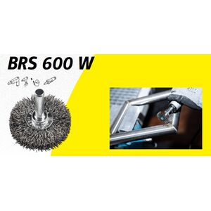 Klingspor K.SZCZOTKA TARCZOWA 40mm TRZPIEŃ BRS600W DRUT FALISTY NIERDZEWNY 11740332 4014855450695