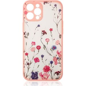 Hurtel Design Case etui do iPhone 12 Pro Max pokrowiec w kwiaty różowy 11833827 9145576253724