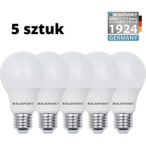 Blaupunkt Zestaw 5 sztuk - Blaupunkt Żarówki LED E27 8,5W barwa ciepła 11868835 5907622671449