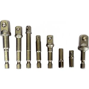 Silver SILVER KOMPLET ADAPTERÓW / UCHWYTÓW DO NASADEK 8szt. 1/2-3/8-1/4" 11922344 5907589364088