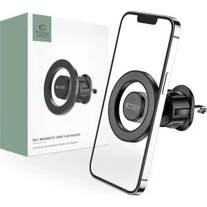 4kom.pl Uchwyt samochodowy N51 magnetyczny MagSafe do kratki Car Mount Black 11951130 9589046925801