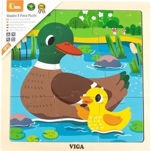 Viga Toys VIGA Poręczne Drewniane Puzzle Kaczki 9 elementów 11963675 6971608446214
