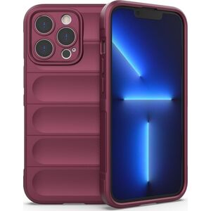 Hurtel Magic Shield Case etui do iPhone 13 Pro Max elastyczny pancerny pokrowiec burgundowy 12179843 9145576258613