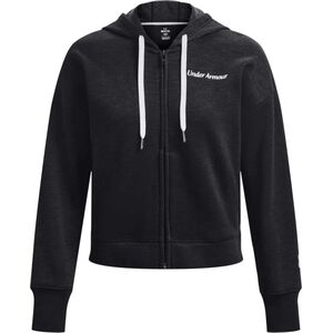Under Armour Under Armour Essential Fleece Script FZ Hoodie 1374106-001 Czarne XS 12192772 196039084538