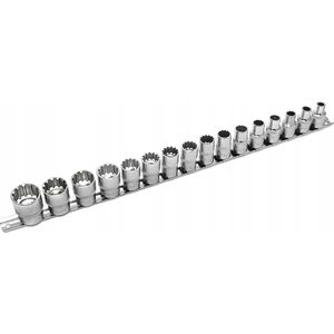 Silver NASADKI SPLINE 16cz. 12-KATNE 1/2" /SILVER 12292353 5907589366617