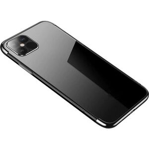 Hurtel Clear Color case żelowy pokrowiec etui z metaliczną ramką Samsung Galaxy S22 Ultra czarny 12297871 9145576264478