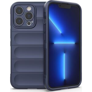 Hurtel Magic Shield Case etui do iPhone 13 Pro elastyczny pancerny pokrowiec ciemnoniebieski 12299420 9145576258576