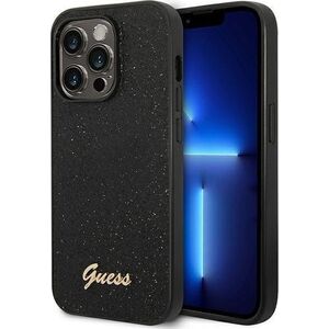 Guess Etui Guess GUHCP14LHGGSHK Apple iPhone 14 Pro czarny/black hard case Glitter Script 12311869 3666339065140