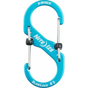 NiteIze Karabinek Nite Ize S-Biner Slidelock #3 Blue 12363120 94664041790