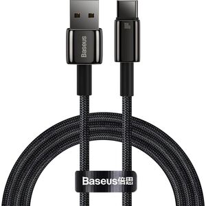 Kabel USB Baseus USB-A - USB-C 1 m Czarny (CAWJ000001) 12367099 6932172618087