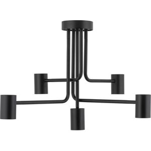 Lampa sufitowa Sigma 5-płomienna lampa sufitowa Luis do przedpokoju czarna 12400398 5905143280270
