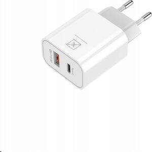 Ładowarka Maxximus ŁAD. SIECIOWA MX ALFA 20W PD+QC, USB-A+C WHITE/BIAŁY 12419848 5901313560784