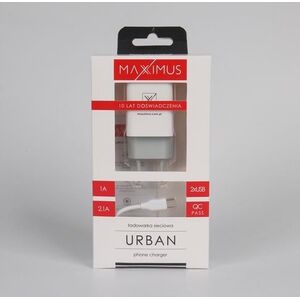 Ładowarka Maxximus Ład. sieć. Maxximus Urban 2.1A Micro USB, 2xUSB 12419855 5901313560739