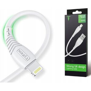 Kabel USB T-Phox USB-A - Lightning 1.2 m Czarny 12480533 6972165641173