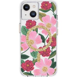 Rifle Paper Clear MagSafe - Etui iPhone 14 zdobione złotem (Rose Garden) 12517584 840171719444