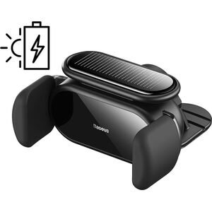 Baseus Baseus Steel Cannon Pro solarny automatyczny uchwyt samochodowy na kokpit czarny (SUGP010001) 12518434 6932172614027
