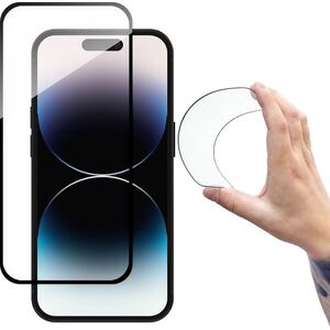 Wozinsky Wozinsky Full Cover Flexi Nano Glass szkło hartowane iPhone 14 Pro Max elastyczne z czarną ramką 12521413 5907769309786