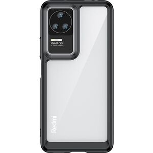 Hurtel Outer Space Case etui Xiaomi Poco F4 5G pokrowiec z elastyczną ramką czarne 12522671 5907769310768