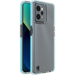 Hurtel Spring Case etui Realme C31 silikonowy pokrowiec z ramką jasnoniebieskie 12522698 9145576265093