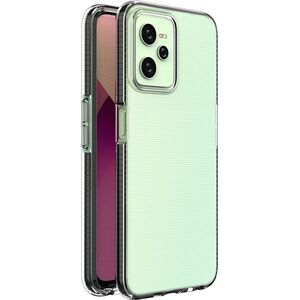 Hurtel Spring Case etui Realme C35 silikonowy pokrowiec z ramką czarne 12522702 9145576265109
