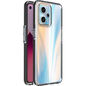 Hurtel Spring Case etui Realme 9 Pro+ / Realme 9 silikonowy pokrowiec z ramką czarne 12522705 9145576265130