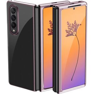Hurtel Plating Case etui Samsung Galaxy Z Fold 4 pokrowiec z metaliczną ramką różowe 12523020 9145576266946