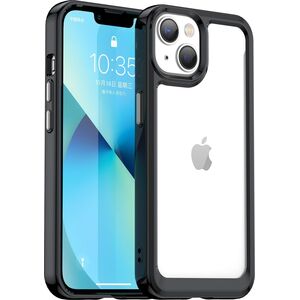 Hurtel Outer Space Case etui iPhone 14 Plus sztywny pokrowiec z żelową ramką czarny 12523461 9145576267059