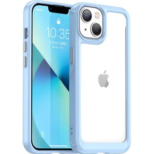 Hurtel Outer Space Case etui iPhone 14 Plus sztywny pokrowiec z żelową ramką niebieski 12523463 5907769311239