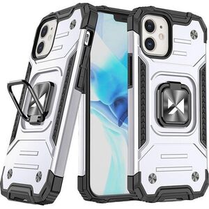 Wozinsky Wozinsky Ring Armor etui iPhone 14 pancerny pokrowiec uchwyt magnetyczny ring srebrne 12524034 9145576265499