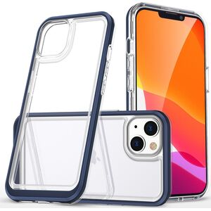 Hurtel Clear 3in1 etui iPhone 14 silikonowy pokrowiec z ramką niebieskie 12524043 9145576265970