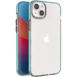 Hurtel Spring Case etui iPhone 14 Plus silikonowy pokrowiec z ramką jasnoniebieskie 12531473 9145576265345