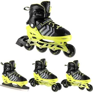 Rolki Nils Extreme NH18192 z wymienną płozą regulowane zielone r. 39-43 12531785 5907695599480