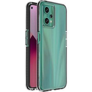 Hurtel Spring Case etui Realme 9 Pro silikonowy pokrowiec z ramką czarne 12564722 9145576265161