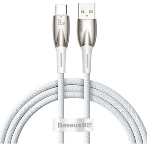 Kabel USB Baseus USB-A - USB-C 1 m Biały (BSU3851) 12568233 6932172617981