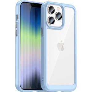 Hurtel Outer Space Case etui iPhone 14 Pro sztywny pokrowiec z żelową ramką niebieski 12568453 5907769311208