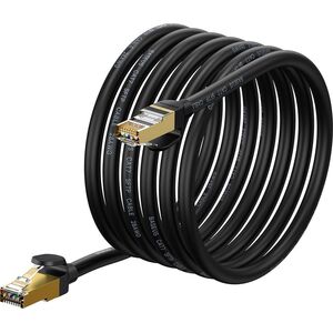 Baseus Kabel sieciowy Baseus Ethernet RJ45, 10Gb, 5m (czarny) 12665897 6932172611392