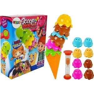 LeanToys Gra Zręcznościowa Lody w Wafelku Kolorowa Piramidka Ułóż Wieżę Dla Całej Rodziny 12679629 5905214973292