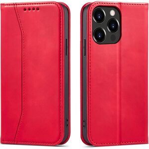 Hurtel Magnet Fancy Case etui iPhone 14 Plus pokrowiec z klapką portfel podstawka czerwone 12718365 9145576263778
