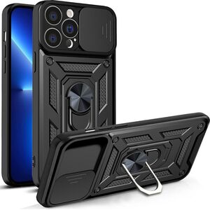 Hurtel Hybrid Armor Camshield etui iPhone 13 Pro pancerny pokrowiec z osłoną na aparat czarne 12718616 9145576267974