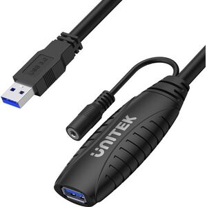 Adapter USB Unitek Y-3003C USB - USB Czarny  (Y-3003C) 12734898 4894160046529