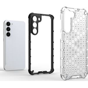 Hurtel Honeycomb etui do Samsung Galaxy S23+ pancerny hybrydowy pokrowiec przezroczyste 12741068 9145576272329