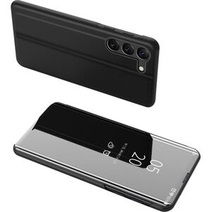 Hurtel Clear View Case etui do Samsung Galaxy S23 pokrowiec z klapką czarne 12741084 9145576270295