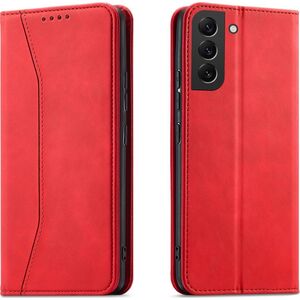 Hurtel Magnet Fancy Case etui Samsung Galaxy S23+ pokrowiec z klapką portfel podstawka czerwone 12741410 9145576271490