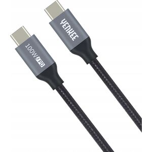 Kabel USB Yenkee USB-C - USB-C 1.5 m Szary (35054885) 12807761 8590669311132